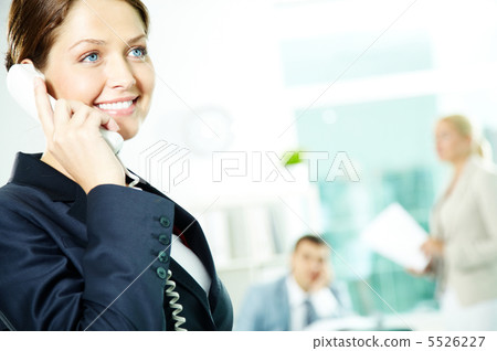 Secretary on the phone Secretary on the phone 5526227