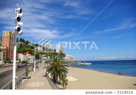 在熱海太陽海灘附近散步採取的北風景 5529019
