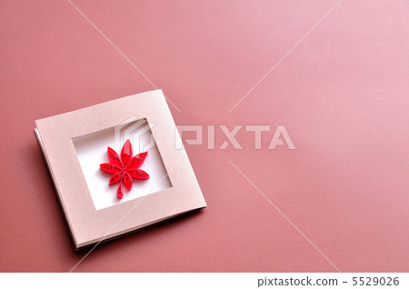 Paper quilling message card 5529026