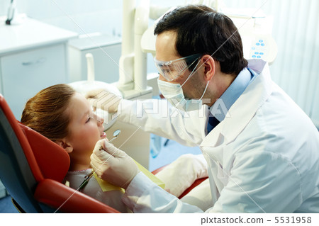 Dentist and patient Dentist and patient 5531958