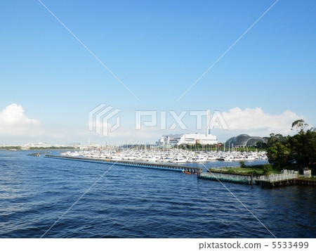 From Yume no Shima Ohashi to Yume no Island Park, Kasai winka park direction view 5533499