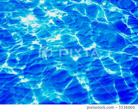Wave pattern / water color (blue) Wave pattern / water color (blue) 5536860