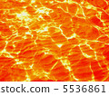 Wave pattern / Water color (Orange) 5536861