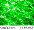 Wave pattern / water color (green) 5536862