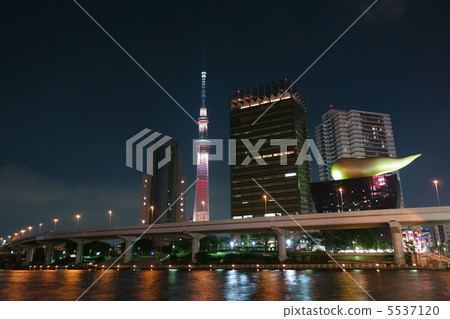東京天空樹·特別亮燈(2020年奧運會·殘奧會):紅色 東京天空樹·特別亮燈(2020年奧運會·殘奧會):紅色 5537120