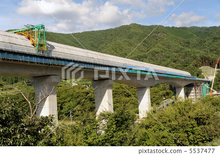 Linear motor Yamanashi test line construction 5537477