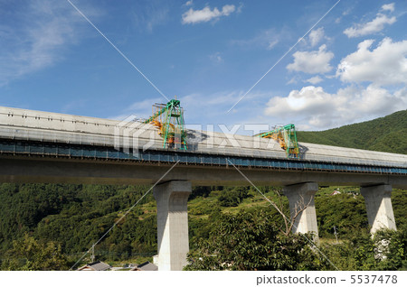 Linear motor Yamanashi test line construction 5537478