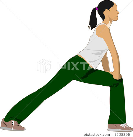 熱身運動 插圖 illustration 5538296