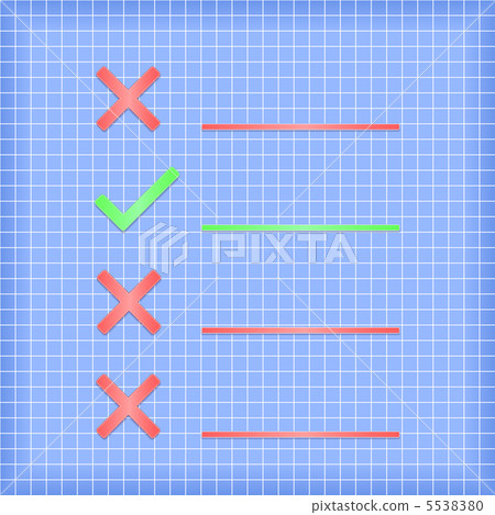 Check List on Green Sheet Check List on Green Sheet 5538380