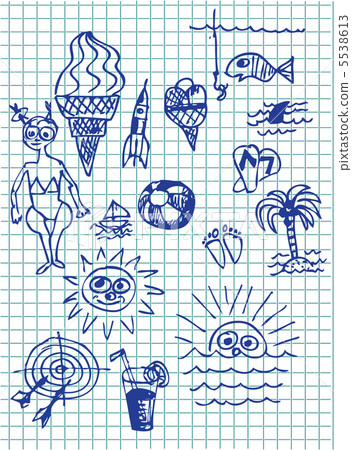 hand drawn summer collection 5538613