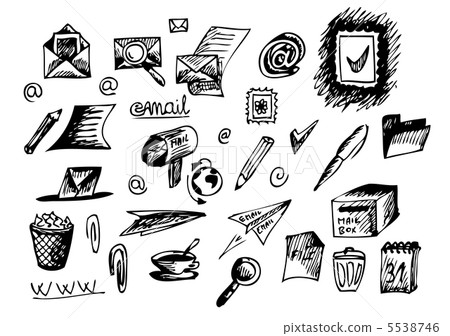 hand drawn operation system icons 5538746