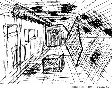 hand drawn design and architecture background 5538787