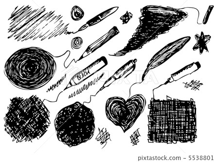 collection of of pen and drawings collection of of pen and drawings 5538801