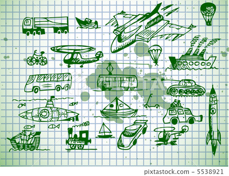 set of transportation vehicles set of transportation vehicles 5538921