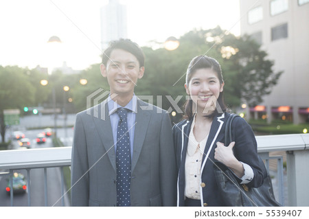 Smiling businessman and OL Smiling businessman and OL 5539407