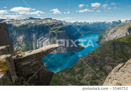 Trolltunga, Troll's tongue rock, Norway 5540752