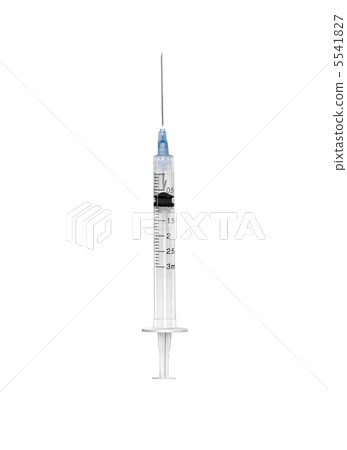 Syringe isolated on white Syringe isolated on white 5541827