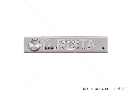 Vintage music player isolated on white Vintage music player isolated on white 5541911
