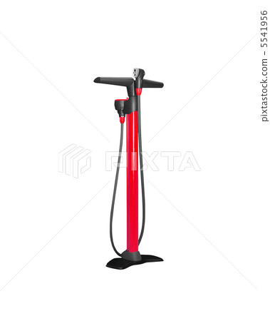Air pump isolated on a white background. Air pump isolated on a white background. 5541956