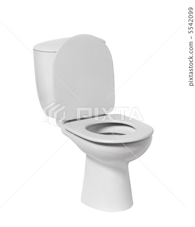 toilet bowl isolated on white 5542099