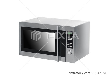 圖庫照片: microwave oven on background