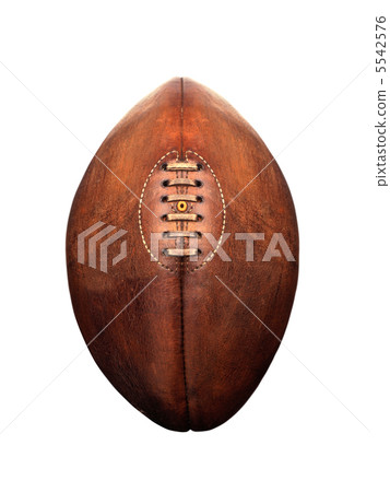 American football isolated over a white 5542576