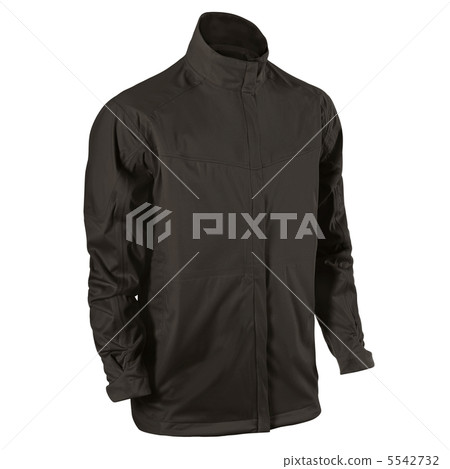 black leather jacket isolated on white background 5542732