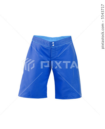 Blue shorts. On a white background. 5543717