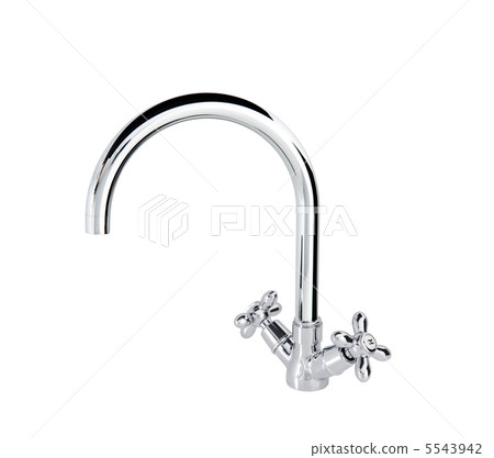 Chrome tap isolated on white background 5543942