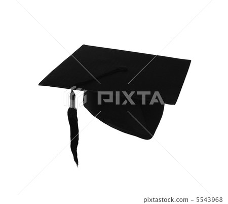 Student hat on white 5543968