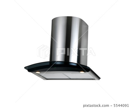 Modern kitchen wall hood - isolated 5544091