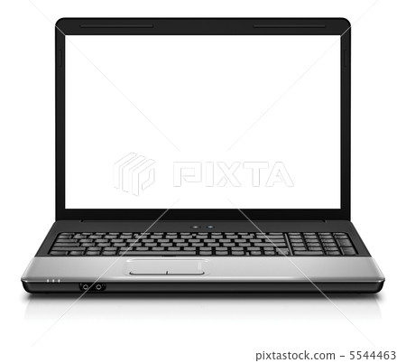 Laptop isolated on white 5544463