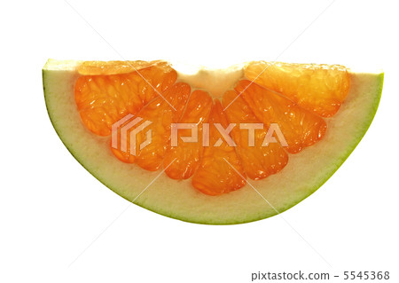 half of fresh pink grapefruit isolated half of fresh pink grapefruit isolated 5545368