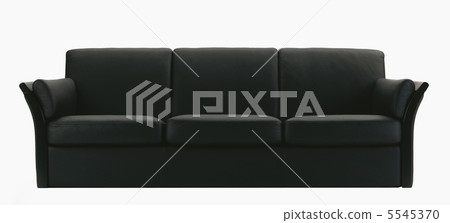 black sofa isolated on white black sofa isolated on white 5545370