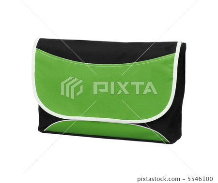 Green bag isolated on white background 5546100
