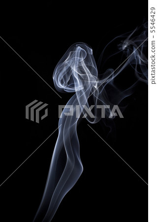Abstract smoke isolated on black 5546429