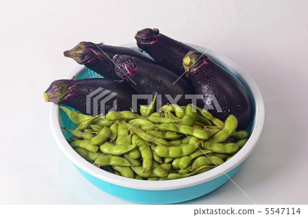 Eggplant and Edamame 5547114