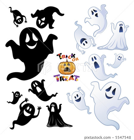 萬聖夜鬼魂鬼魂例證 5547548