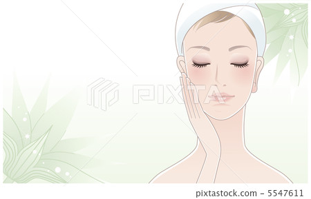 在審美以後的女性秀麗例證 5547611