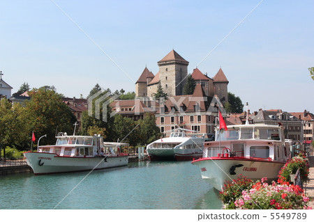 Scenery of old city of Annecy Scenery of old city of Annecy 5549789