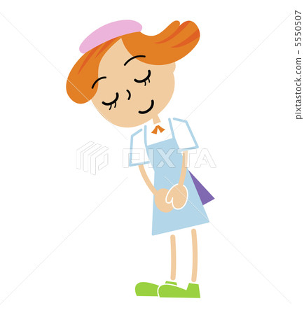 お辞儀をする女性 5550507