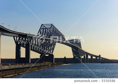 Tokyo Gate Bridge Sunset 5550586
