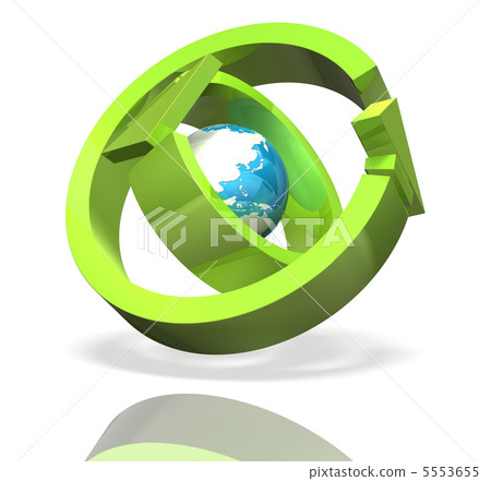 3D CG illustration showing circulation 5553655