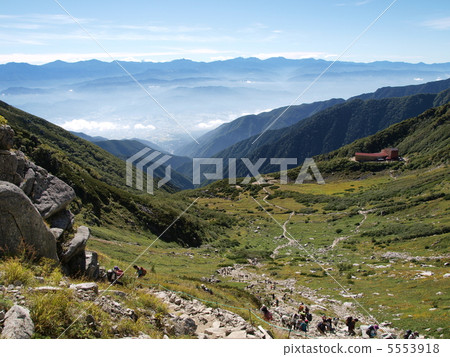 Mountain trails from Senjojiki Karl 5553918