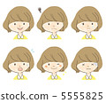 Female facial expression 5555825