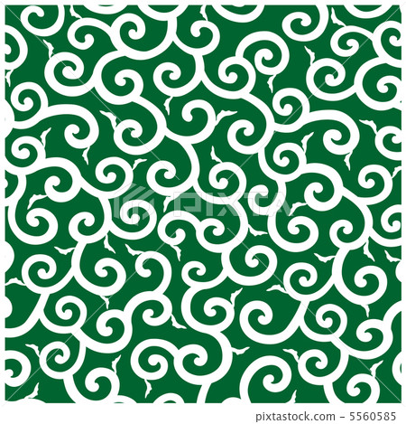 蔓藤花紋圖案（方形）-10 5560585