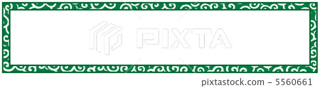 Arabesque pattern (frame rectangle) -9 Arabesque pattern (frame rectangle) -9 5560661