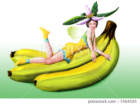 仙女和水果 5564585
