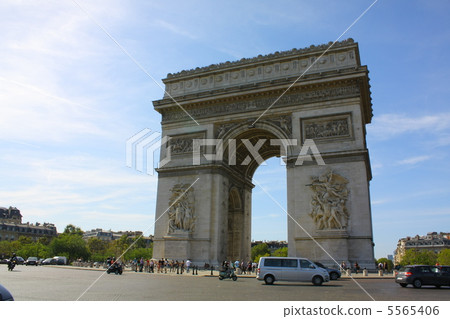 凱旋門，法國，巴黎 5565406