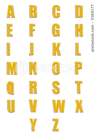 High resolution conceptual golden fonts set or collection isolated High resolution conceptual golden fonts set or collection isolated 5569177